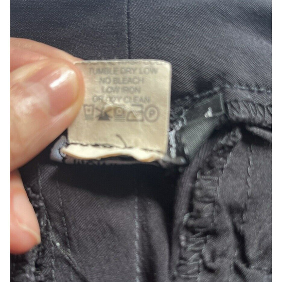 Avenue Montaigne Barolo Pants Straight Leg Black Pockets Stretch Size 10 USA - Picture 13 of 13